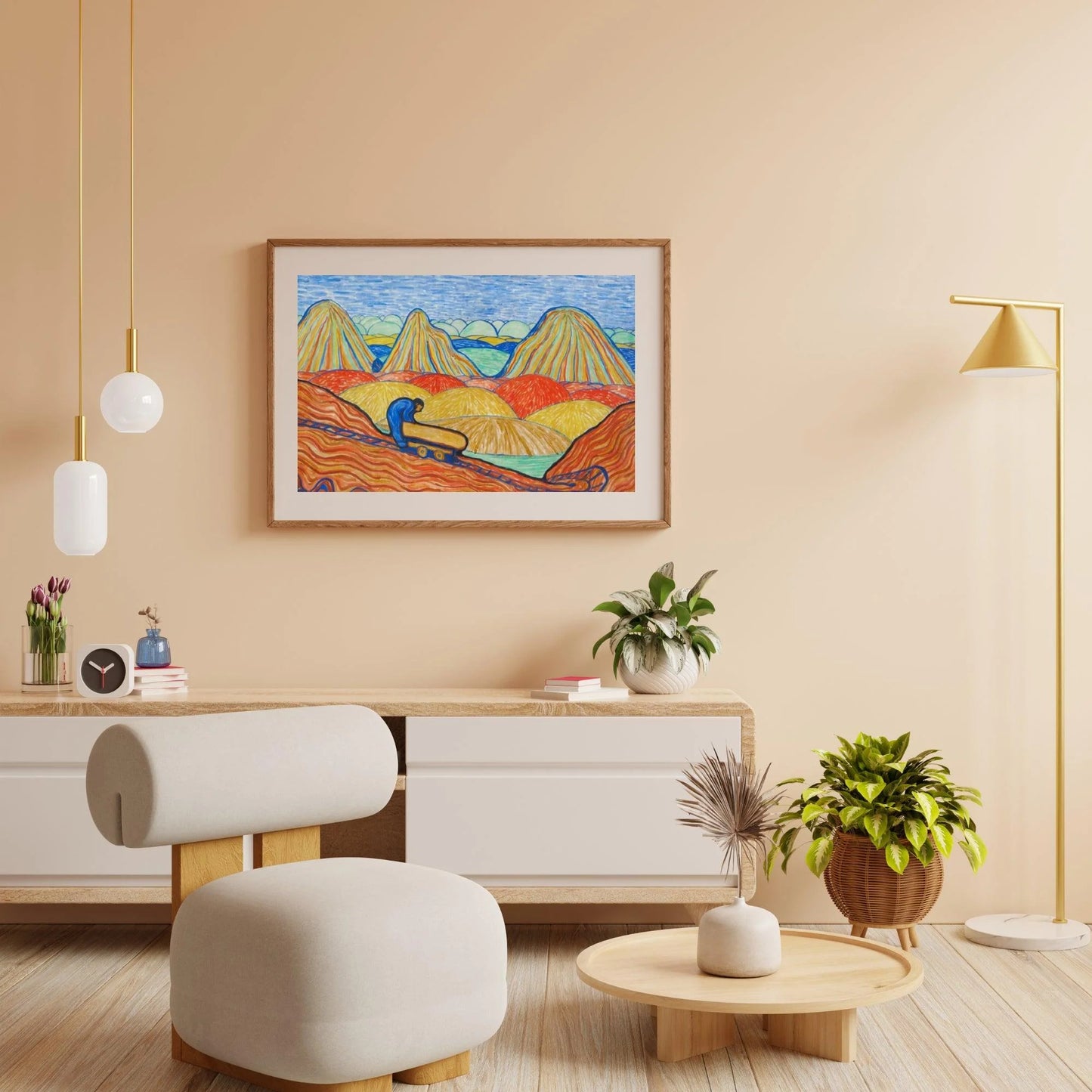 Diamond Painting - Pracownik z żółtą przyczepką - SEOS Shop ®