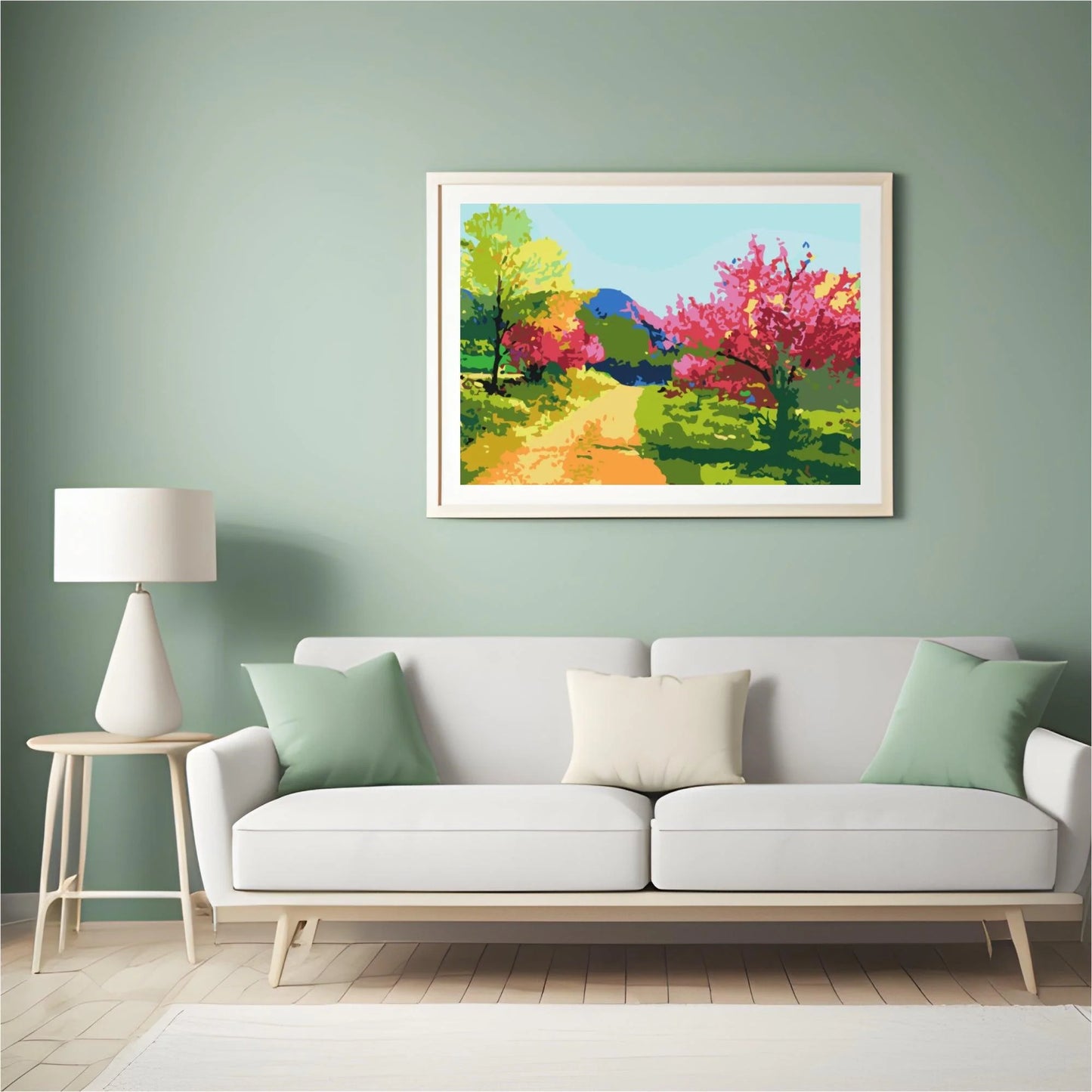 Diamond Painting - Kolorowy krajobraz - SEOS Shop ®