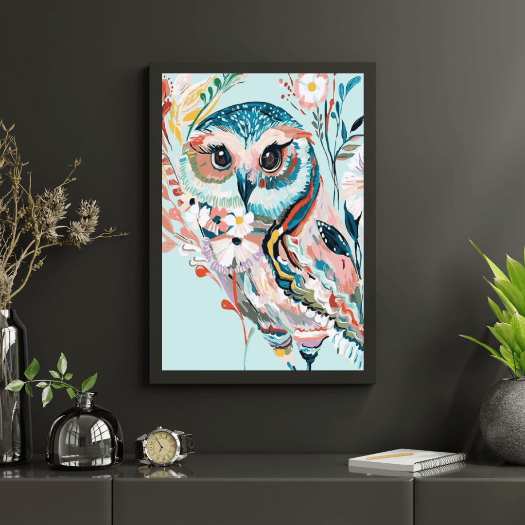 Diamond Painting - Kolorowa Sowa - SEOS®