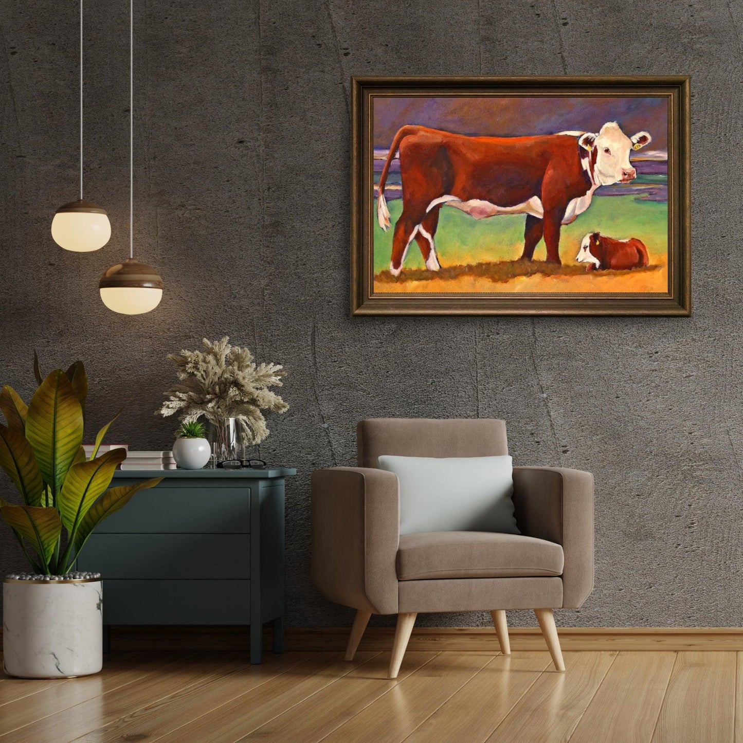 Diamond Painting - Krowa i cielak - SEOS Shop ®