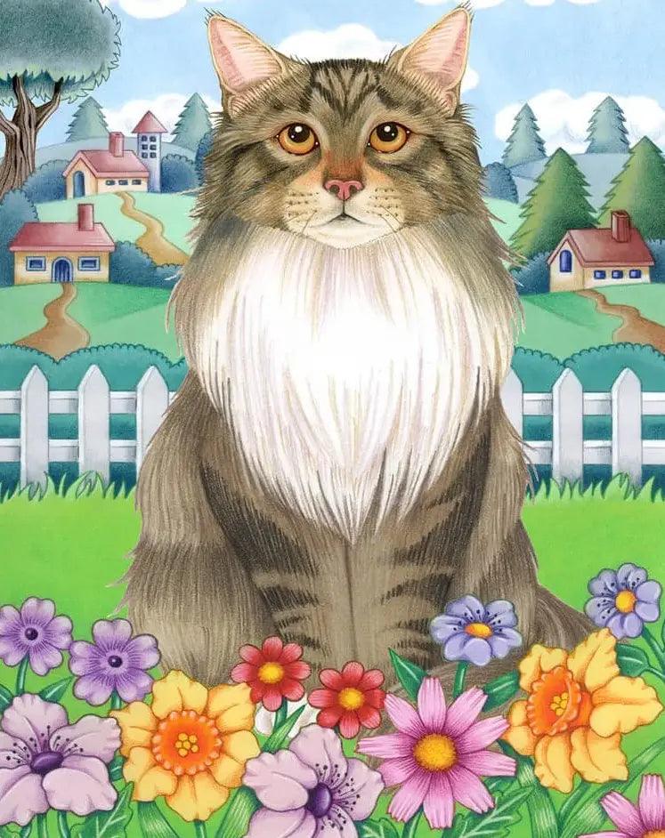 Diamond Painting - Wiosenna Maine Coon