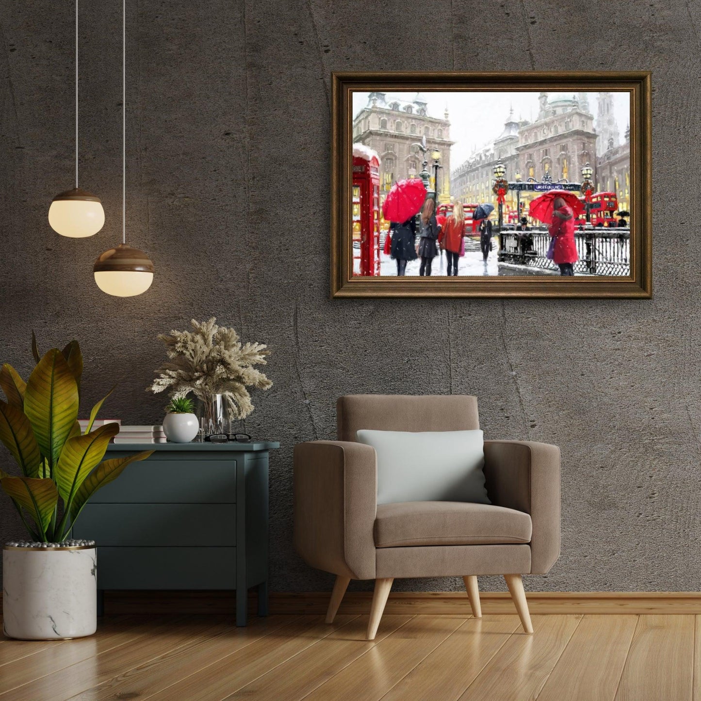 Diamond Painting - Londyn w śniegu - SEOS Shop ®