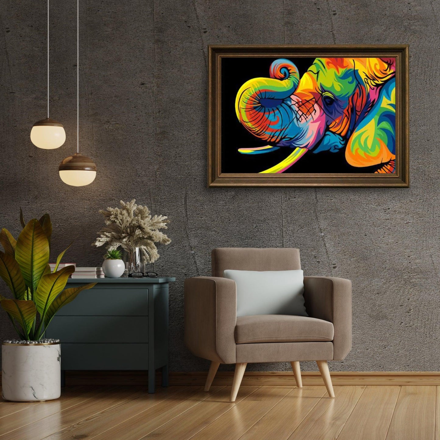 Diamond Painting - Słoń - SEOS®