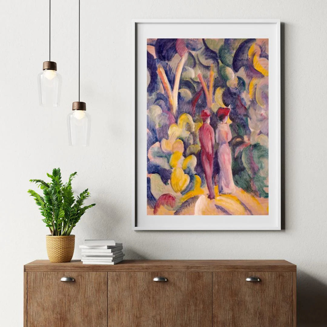 Diamond Painting - Para na leśnej ścieżce - SEOS Shop ®