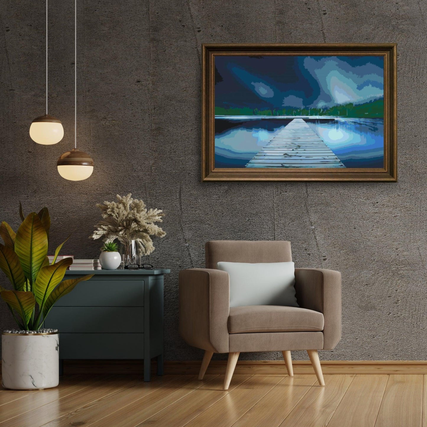 Diamond Painting - Molo nocą - SEOS Shop ®