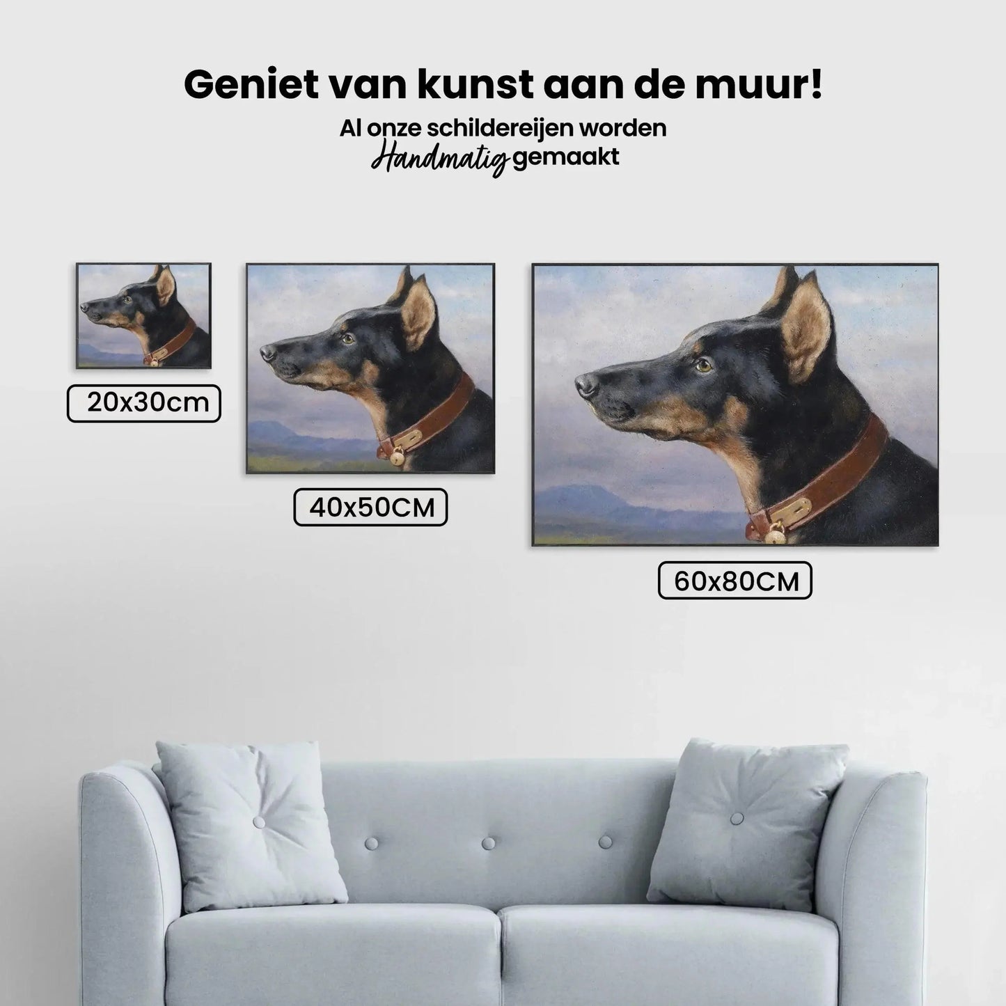 Diamond Painting - Portret Dobermana