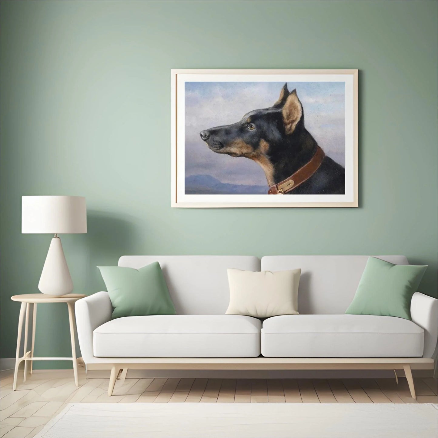 Diamond Painting - Portret Dobermana