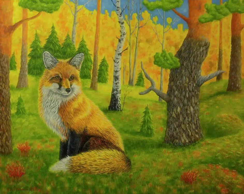 Diamond Painting - Czerwony Lis