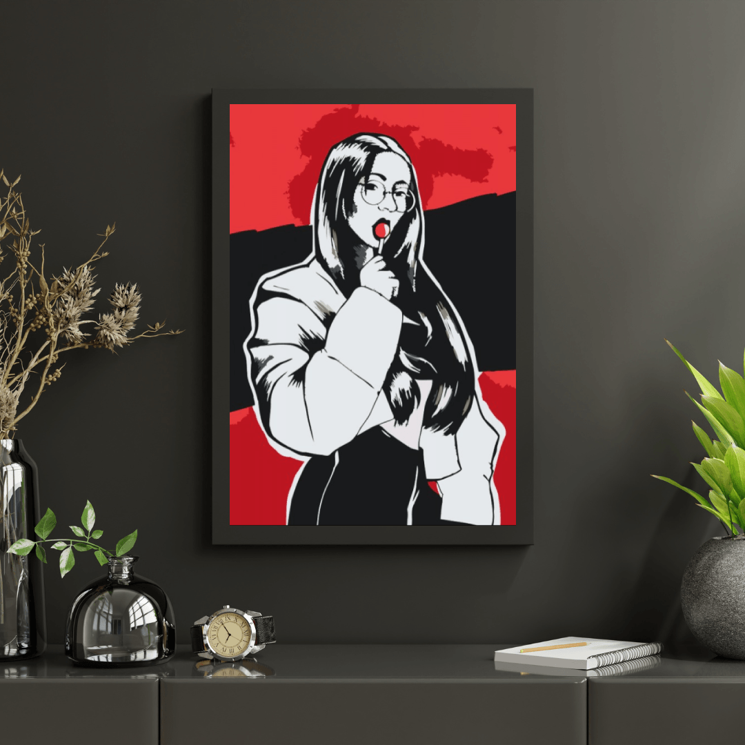 Diamond Painting - Czerwona lizak - SEOS Shop ®