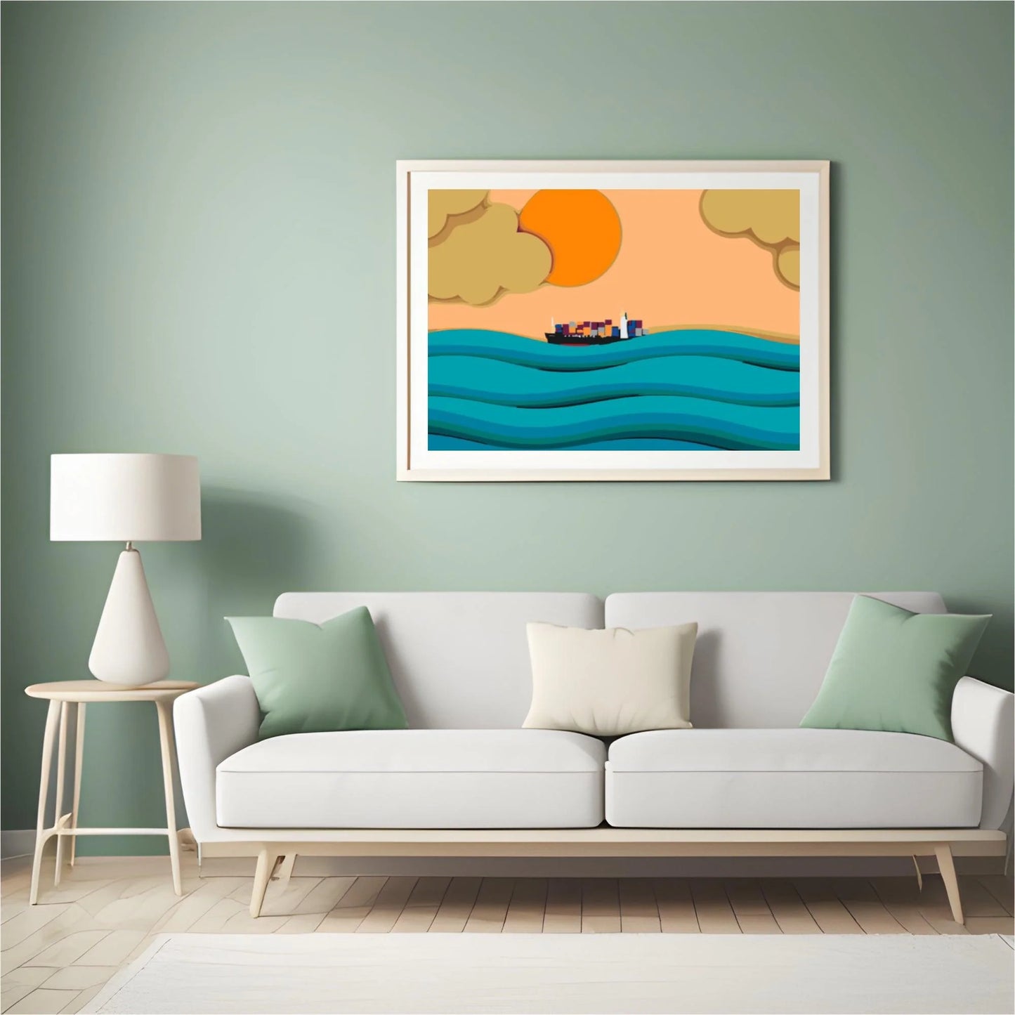 Diamond Painting - Statek na falach - SEOS Shop ®