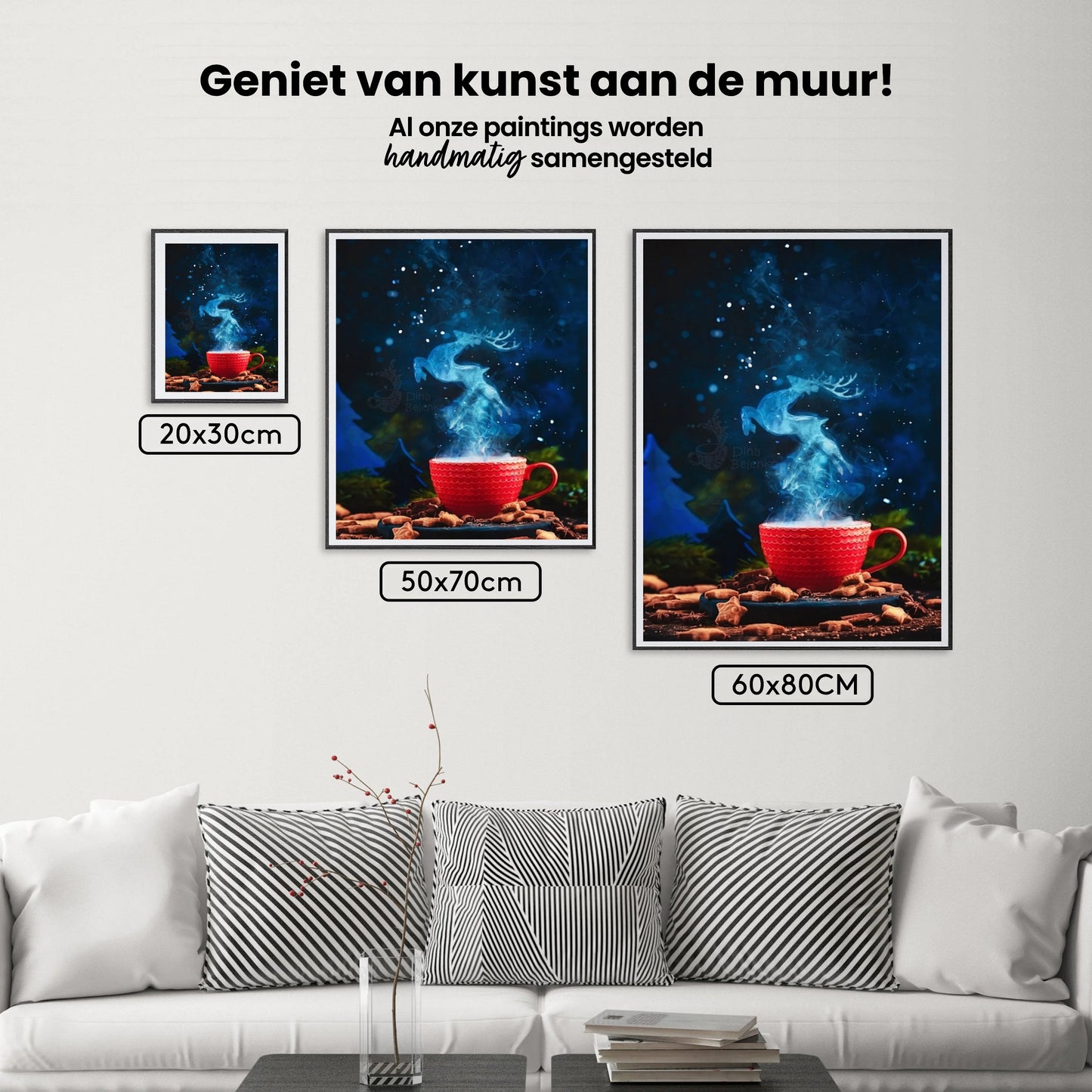 Diamond Painting - Królowa Śniegu z Jeleniem