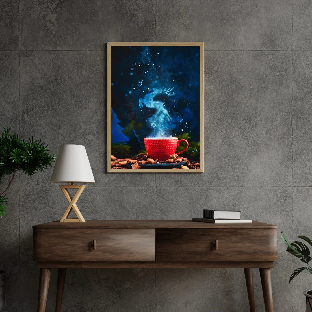 Diamond Painting - Królowa Śniegu z Jeleniem