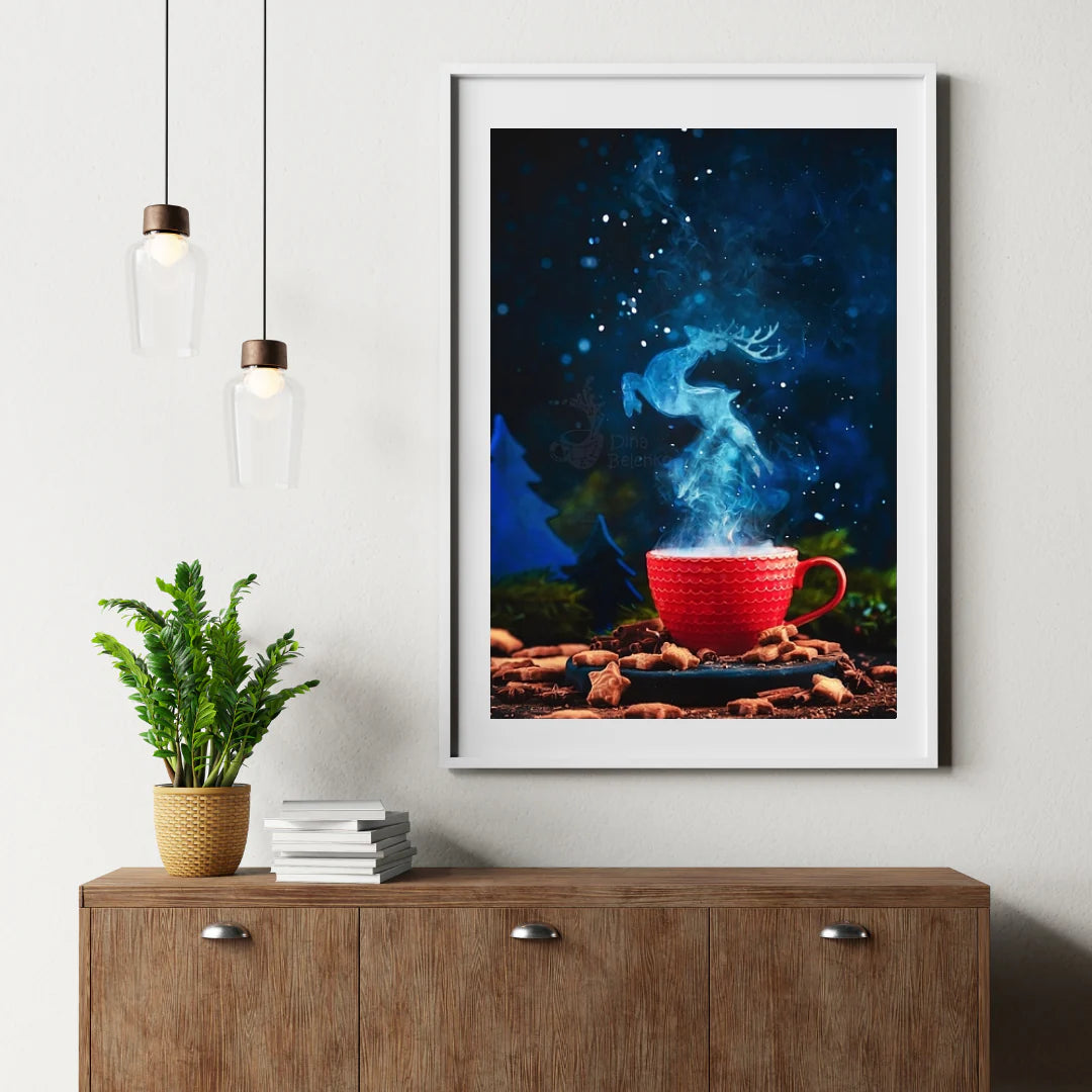 Diamond Painting - Królowa Śniegu z Jeleniem