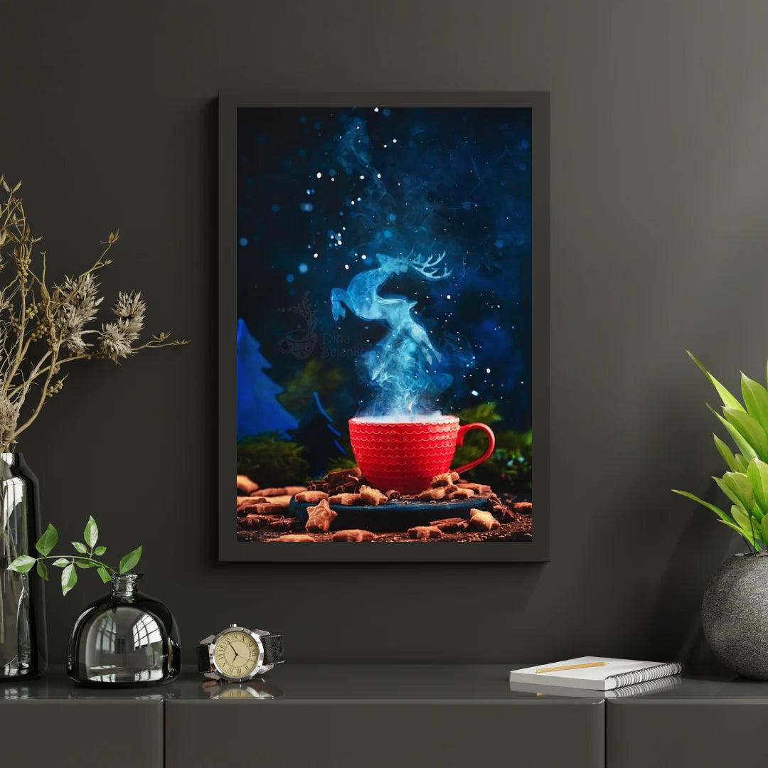 Diamond Painting - Królowa Śniegu z Jeleniem