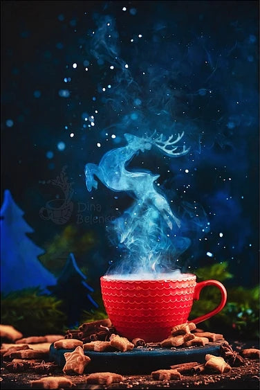 Diamond Painting - Królowa Śniegu z Jeleniem