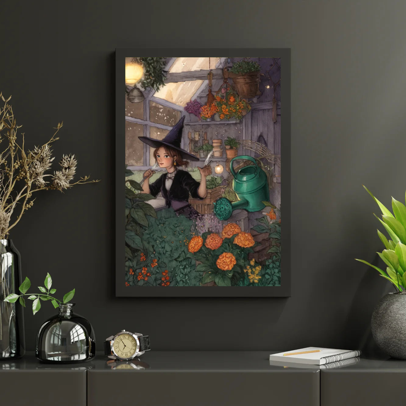 Diamond Painting - Czarownica w ogrodzie - SEOS Shop ®
