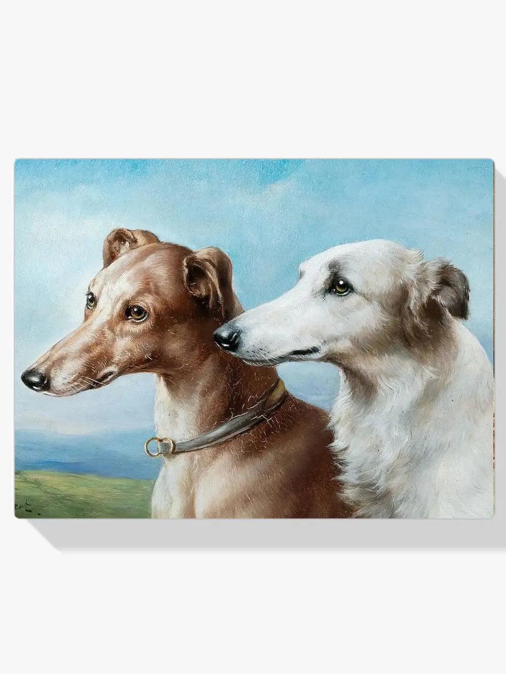 Diamond Painting - Dwie wietnamskie psy