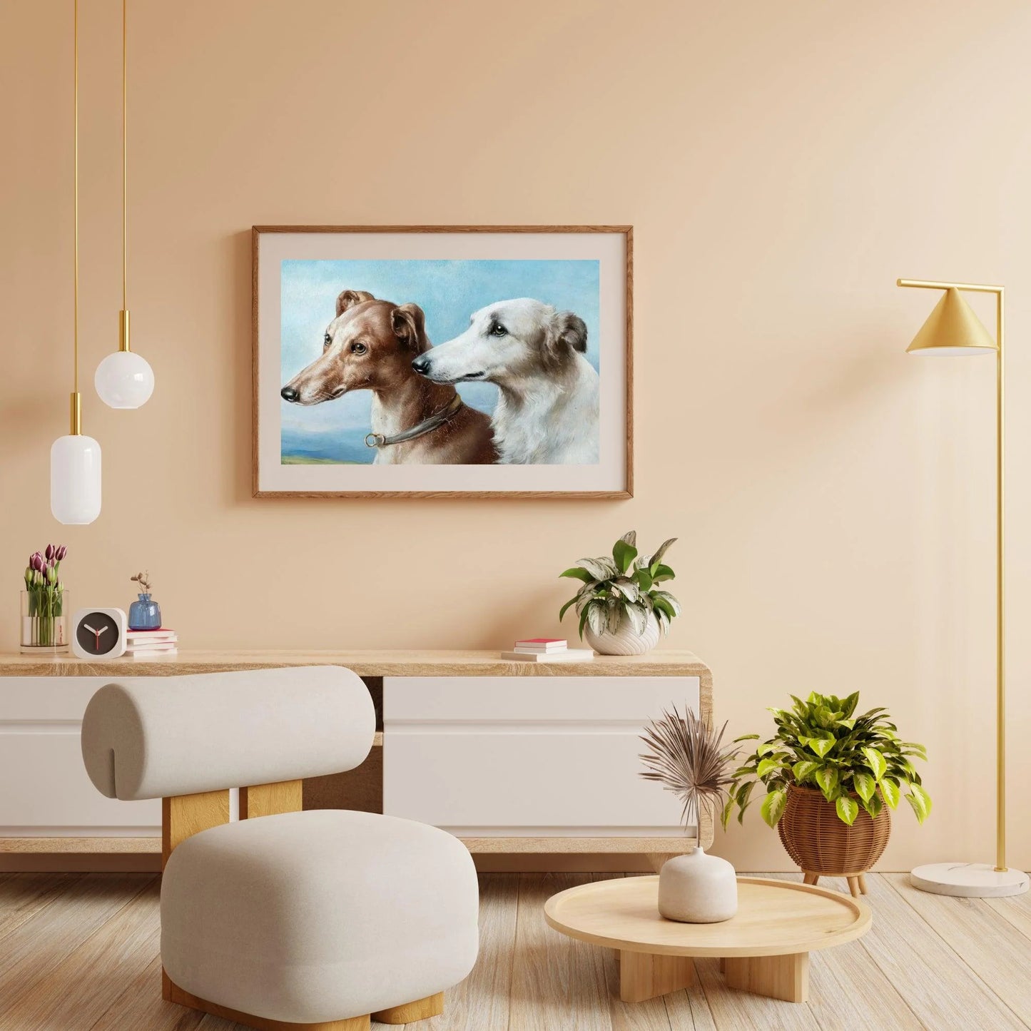 Diamond Painting - Dwie wietnamskie psy