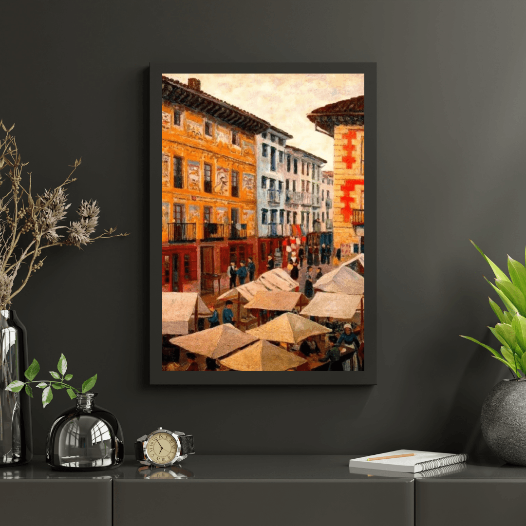 Diamond Painting - Targ w Villafranca de Oria - SEOS Shop ®