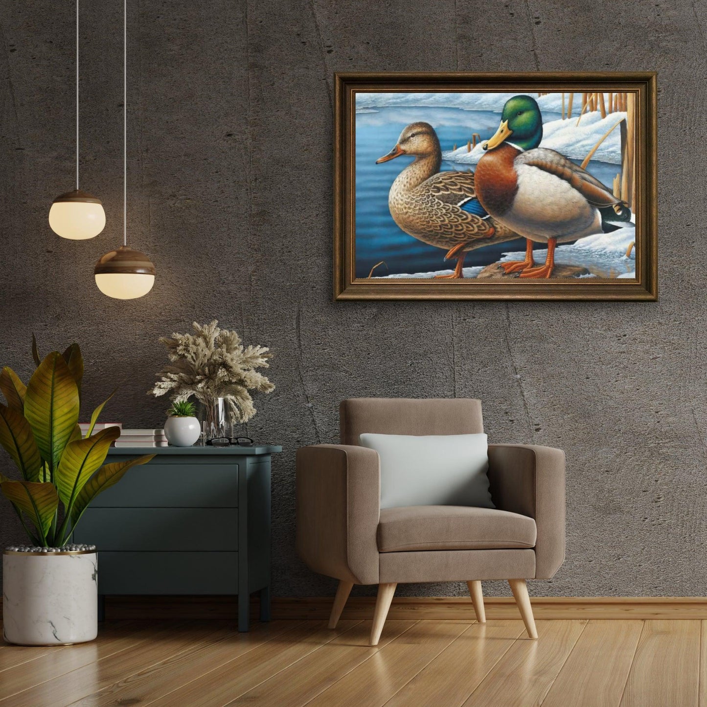 Diamond Painting - Zimowi goście