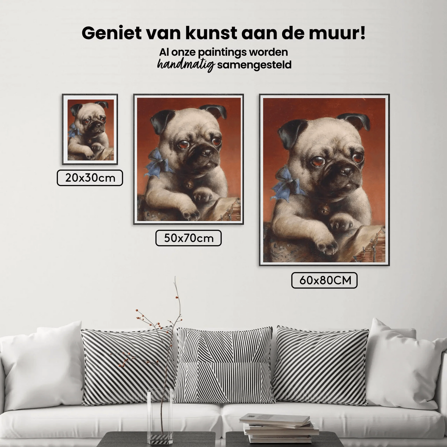 Diamond Painting - Młody Pug