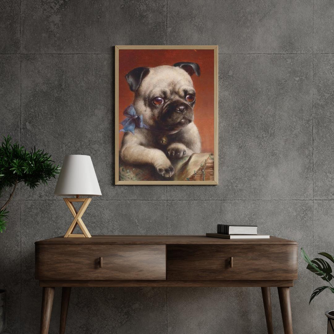 Diamond Painting - Młody Pug