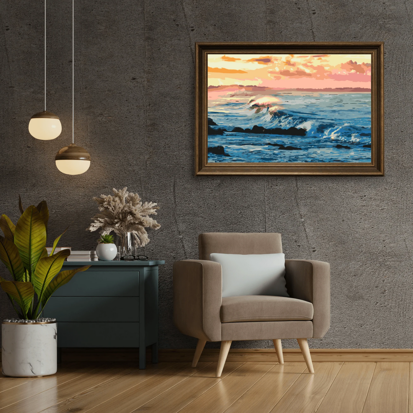 Diamond Painting - Fale morskie - SEOS Shop ®