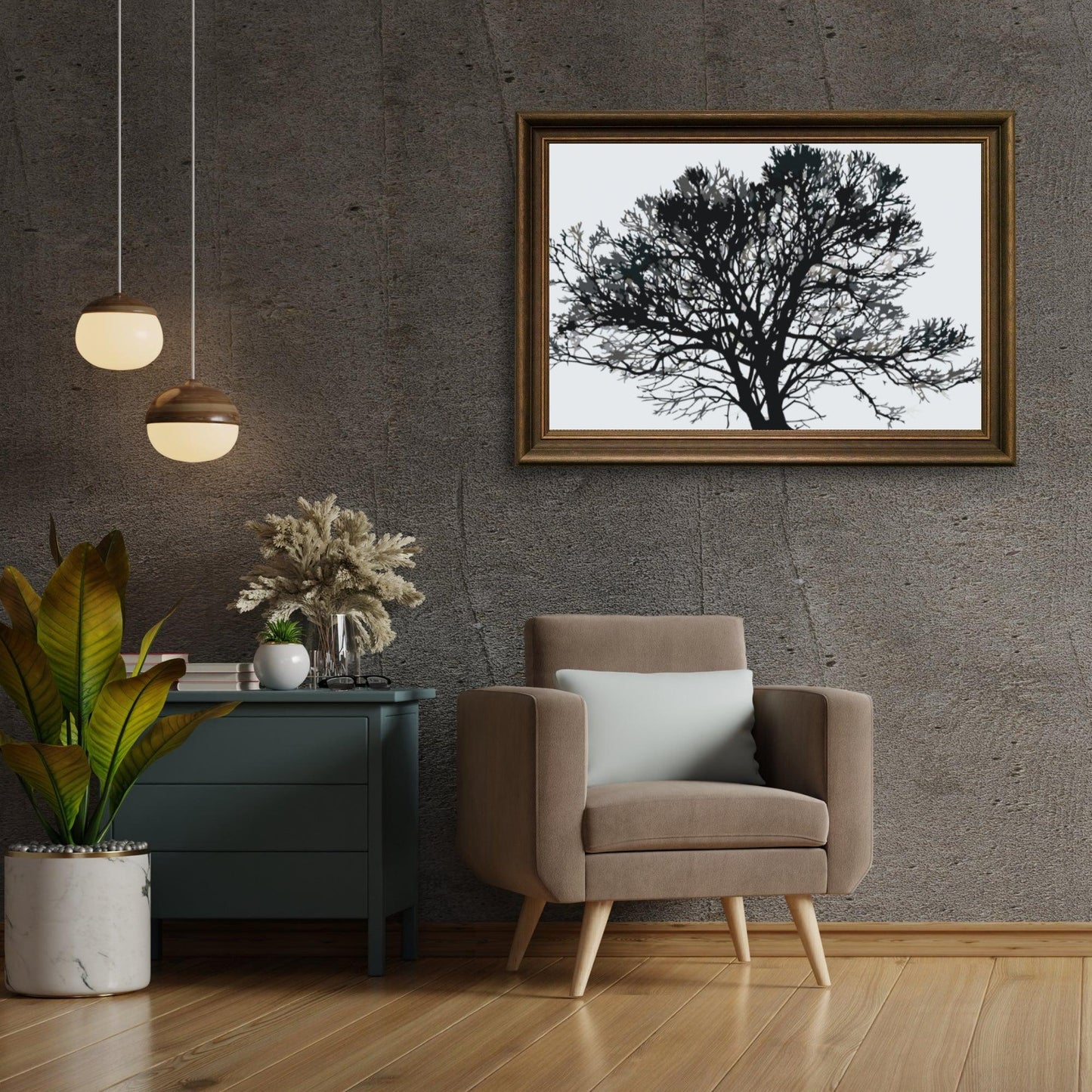 Diamond Painting - Czarny-biały drzewo - SEOS Shop ®