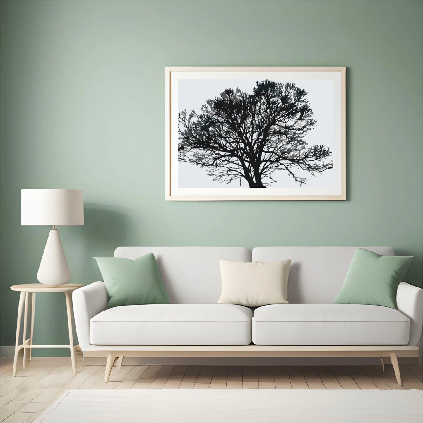 Diamond Painting - Czarny-biały drzewo - SEOS Shop ®