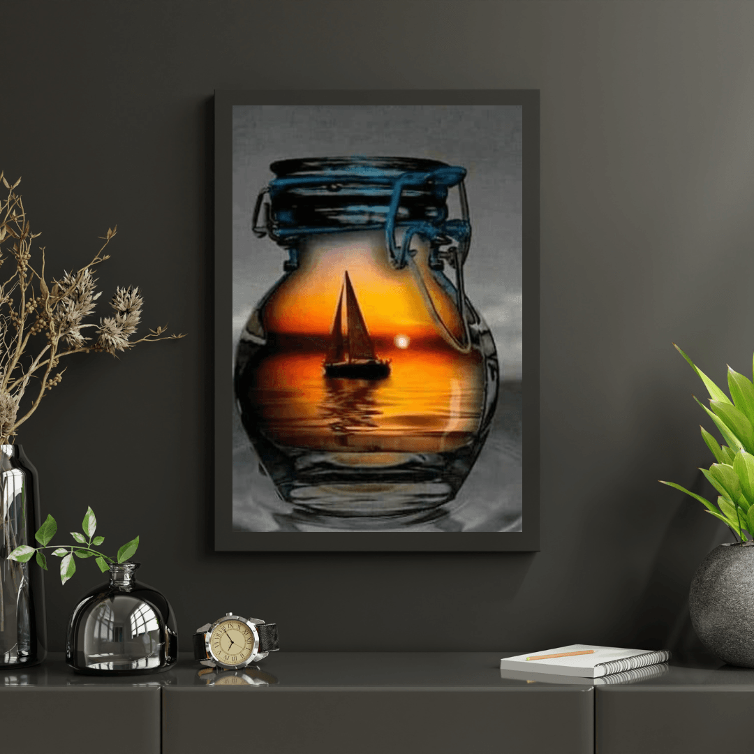 Diamond Painting Boot w lampie - SEOS Shop ®