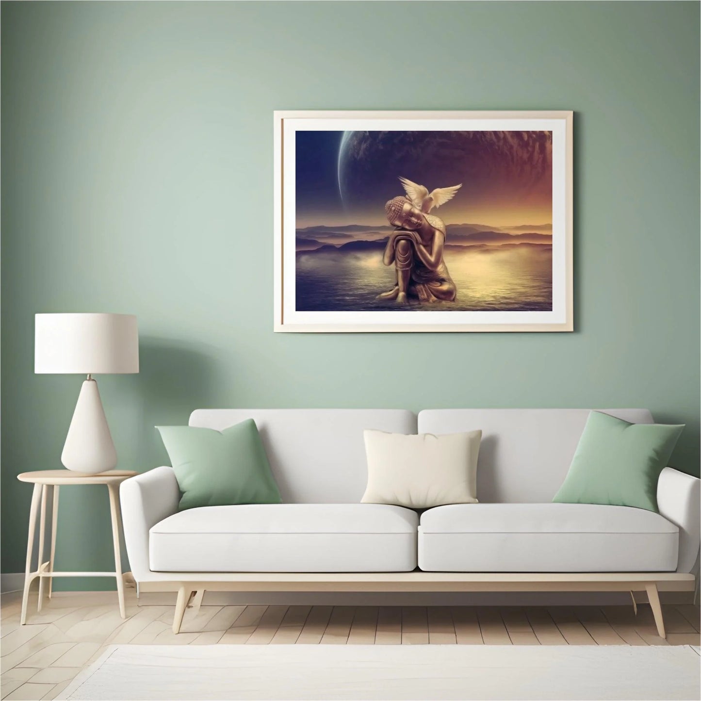 Diamond Painting Buddha z Księżycem - SEOS Shop ®