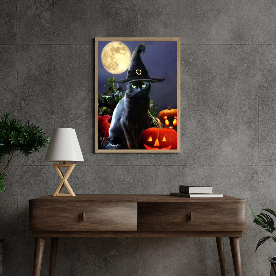 Diamond Painting Czarny Kot - SEOS Shop ®