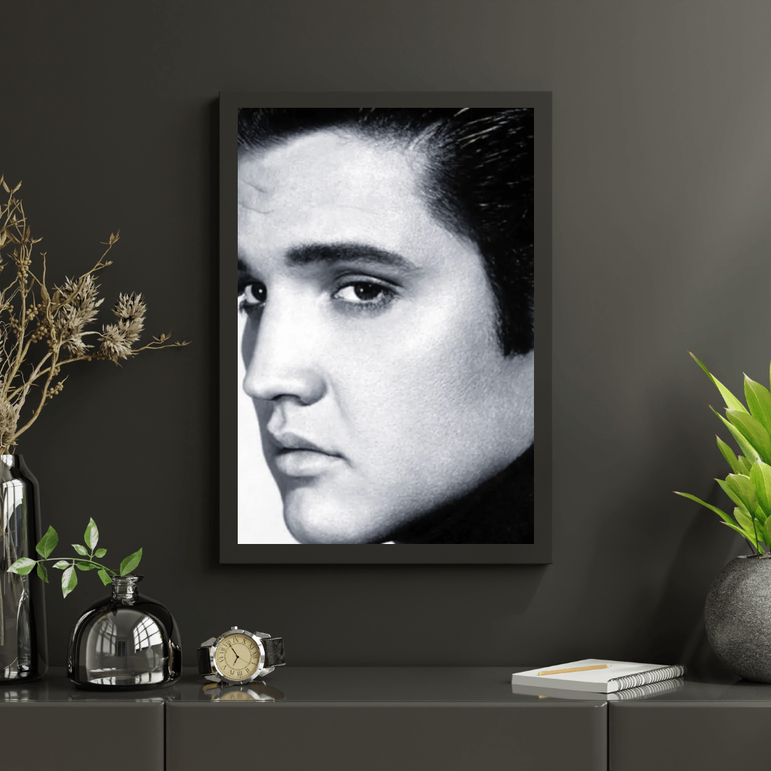 Diamond Painting Elvis Presley w czerni i bieli - SEOS Shop ®