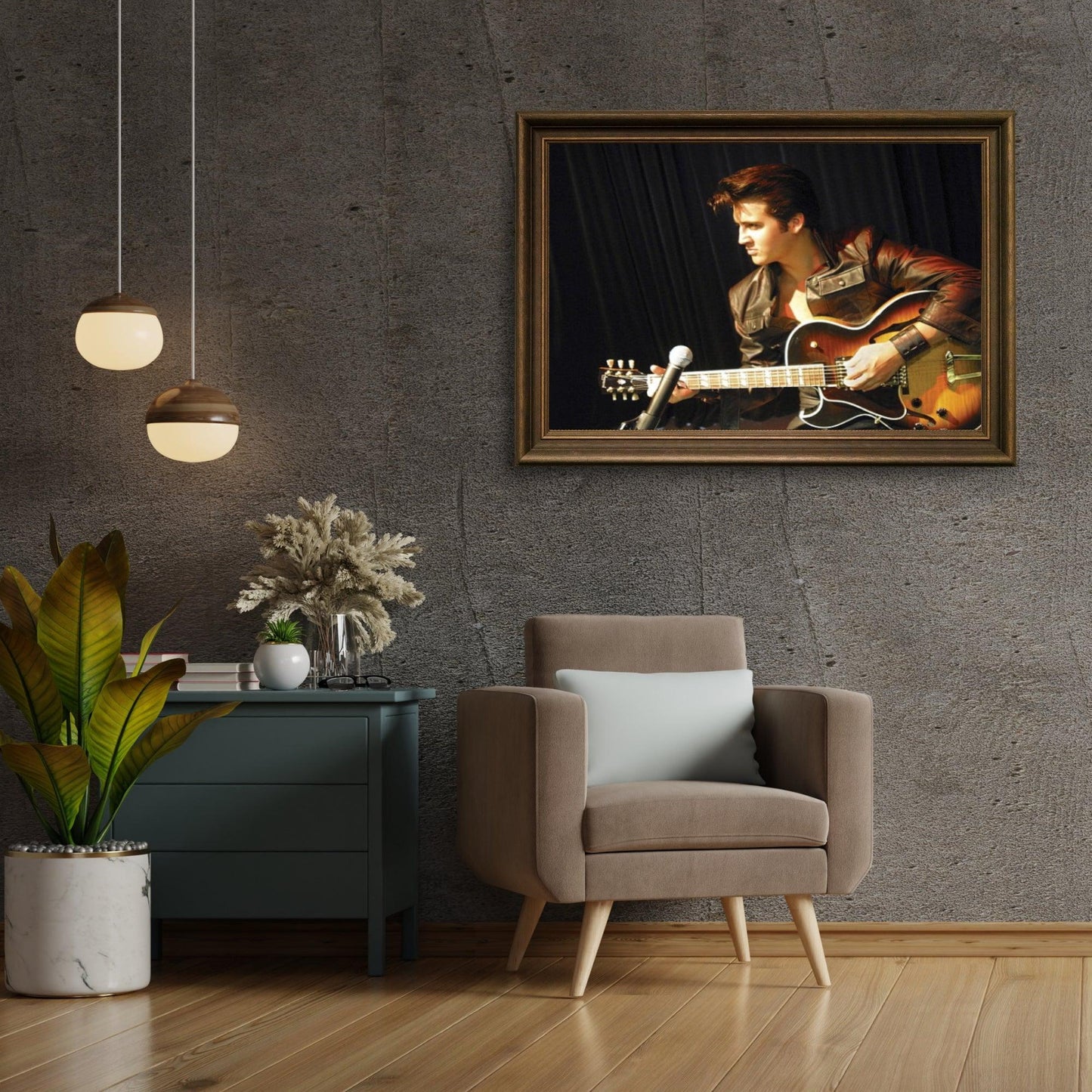 Diamond Painting Elvis Presley z gitarą - SEOS Shop ®