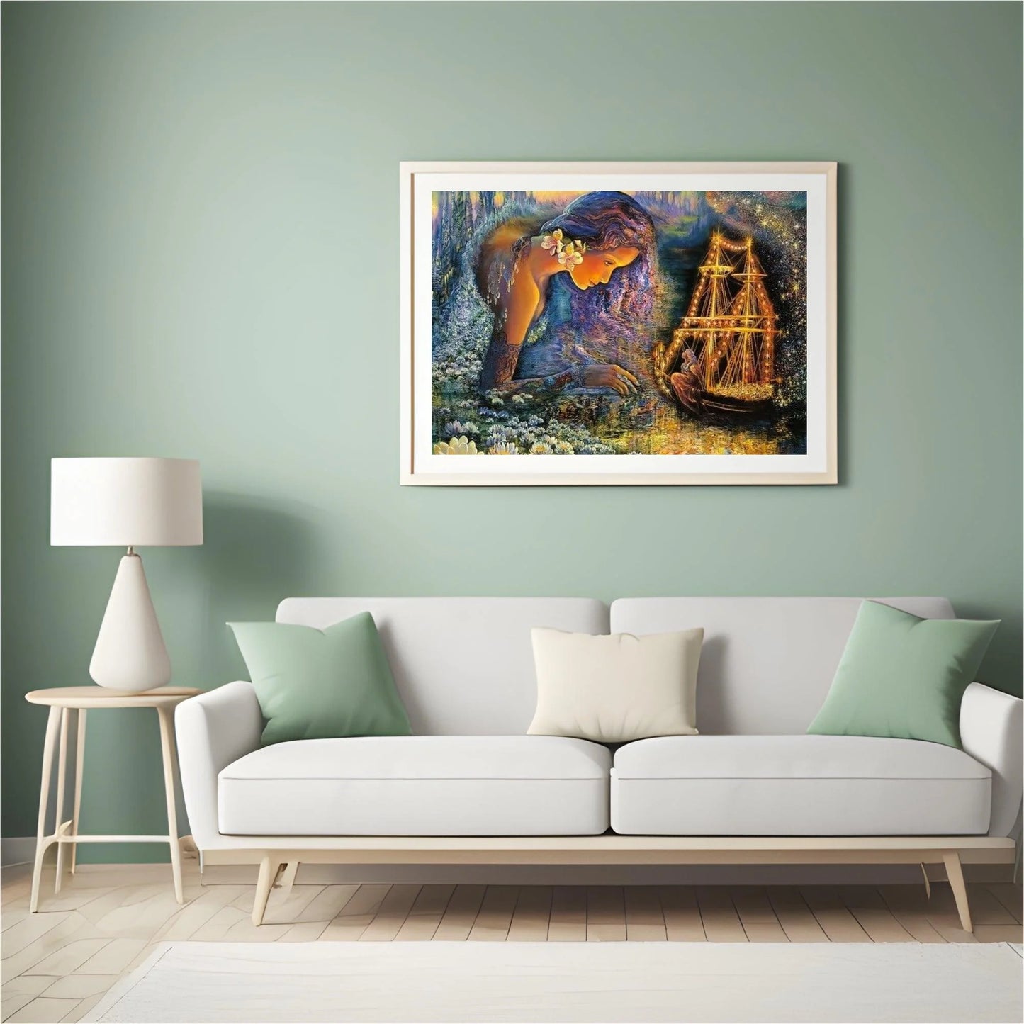 Diamond Painting Wróżki w magicznej łódce - SEOS Shop ®