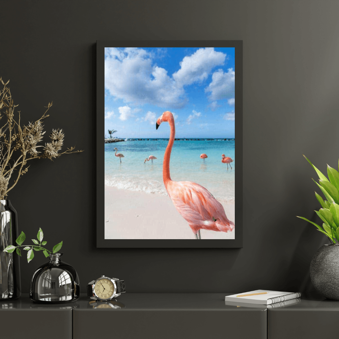 Diamond Painting Flamingo na plaży - SEOS Shop ®