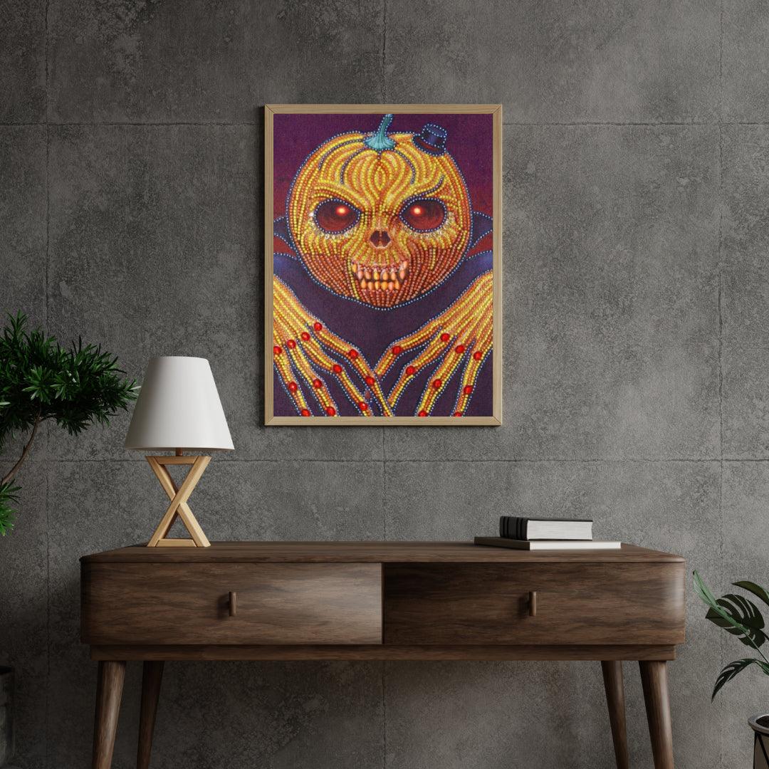 Diamond Painting Straszny Mężczyzna Dyniowy - SEOS Shop ®