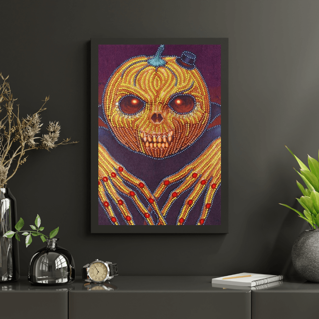 Diamond Painting Straszny Mężczyzna Dyniowy - SEOS Shop ®