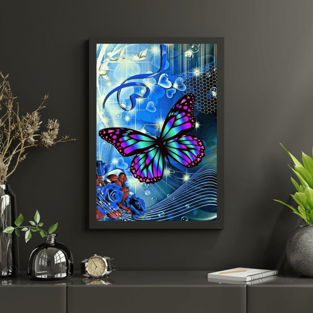Diamond Painting Serce i Motyl - SEOS Shop ®