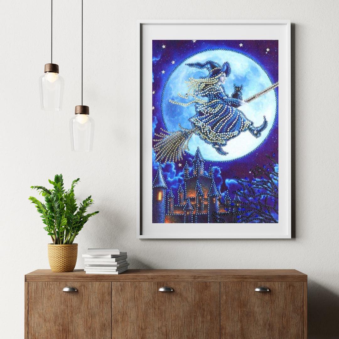 Diamond Painting Czarownica w Księżycowym Blasku - SEOS Shop ®