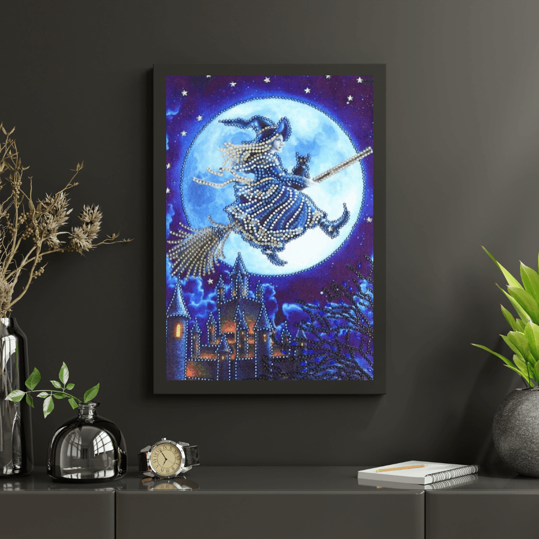Diamond Painting Czarownica w Księżycowym Blasku - SEOS Shop ®