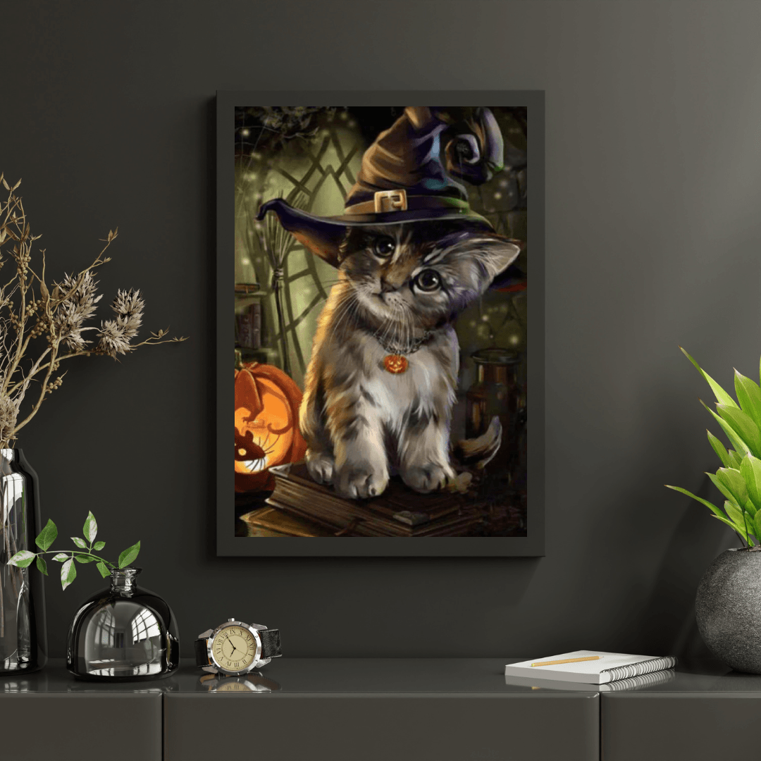 Diamond Painting Kot Halloween - SEOS Shop ®