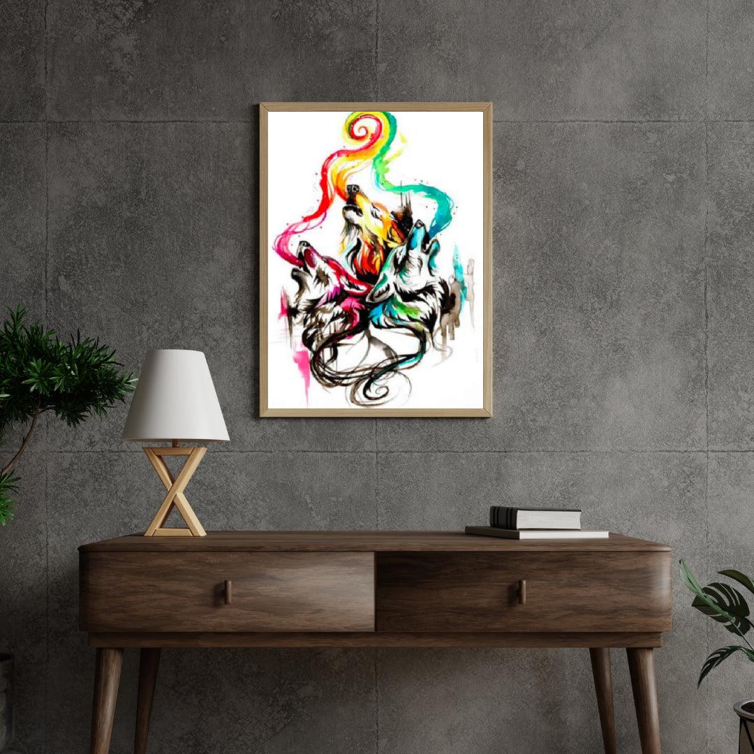 Diamond Painting Płaczące Wilki – SEOS Shop ®
