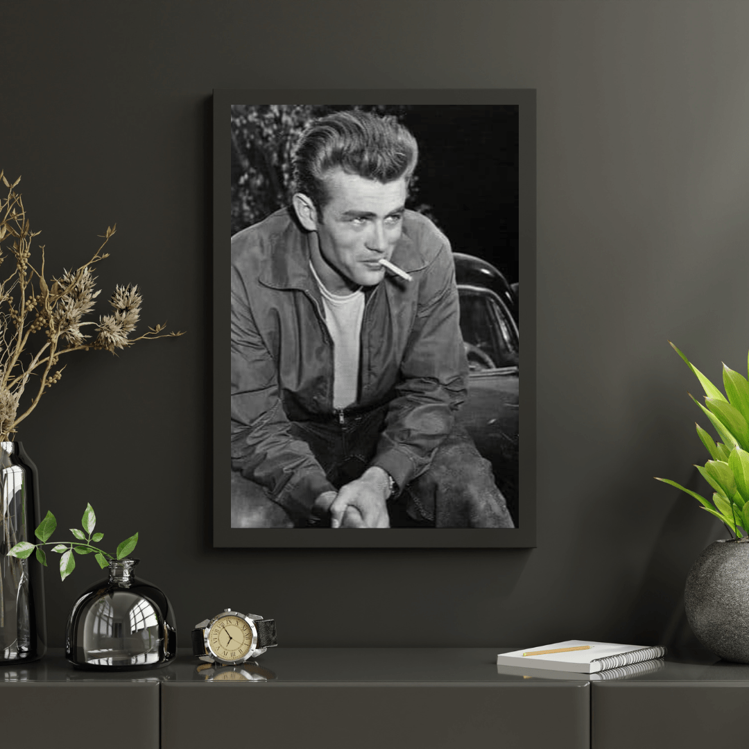 Diamond Painting James Dean czarno-biały - SEOS Shop ®