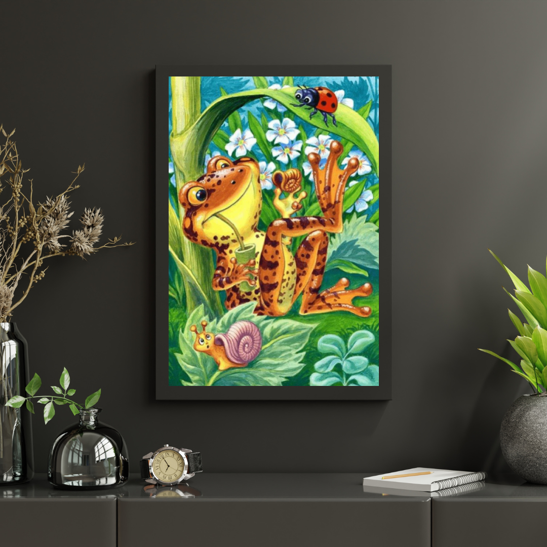 Diamond Painting Żaba z biedronką - SEOS Shop ®