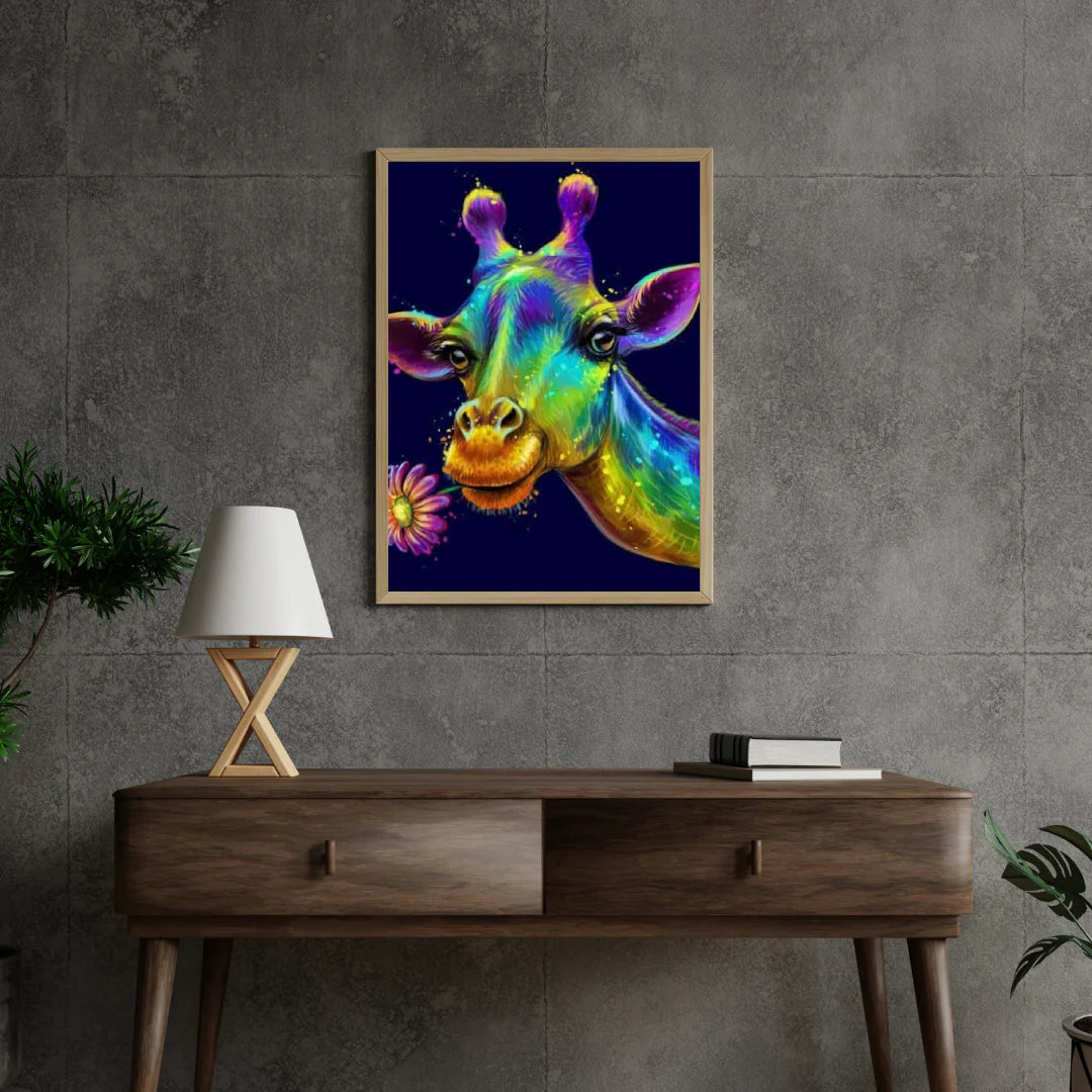 Diamond Painting Kolorowa Żyrafa - SEOS Shop ®