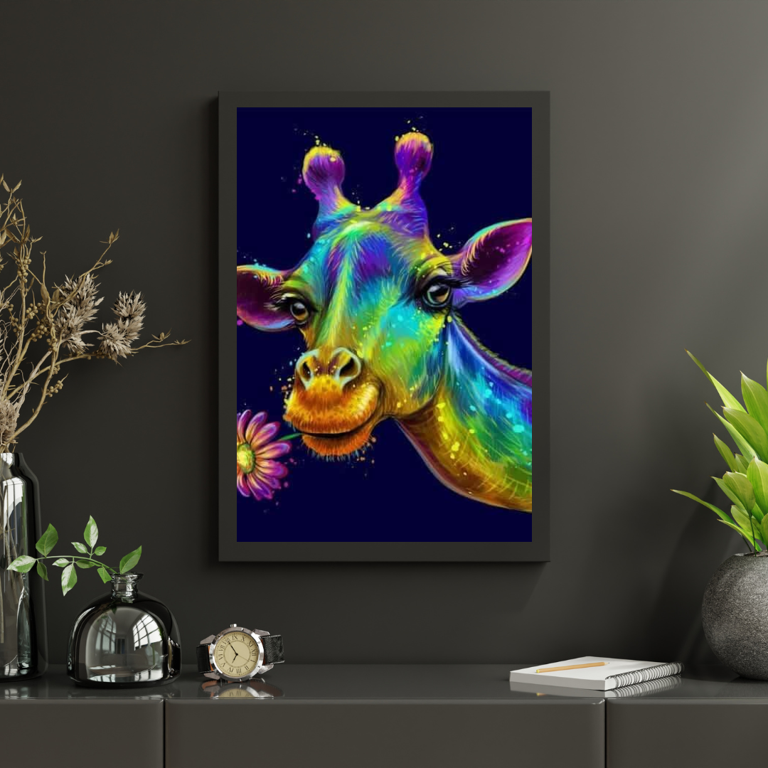 Diamond Painting Kolorowa Żyrafa - SEOS Shop ®
