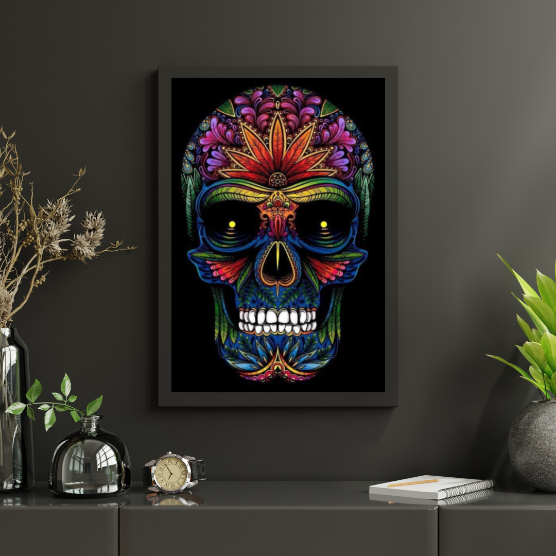 Diamond Painting Kolorowa czaszka - SEOS Shop ®