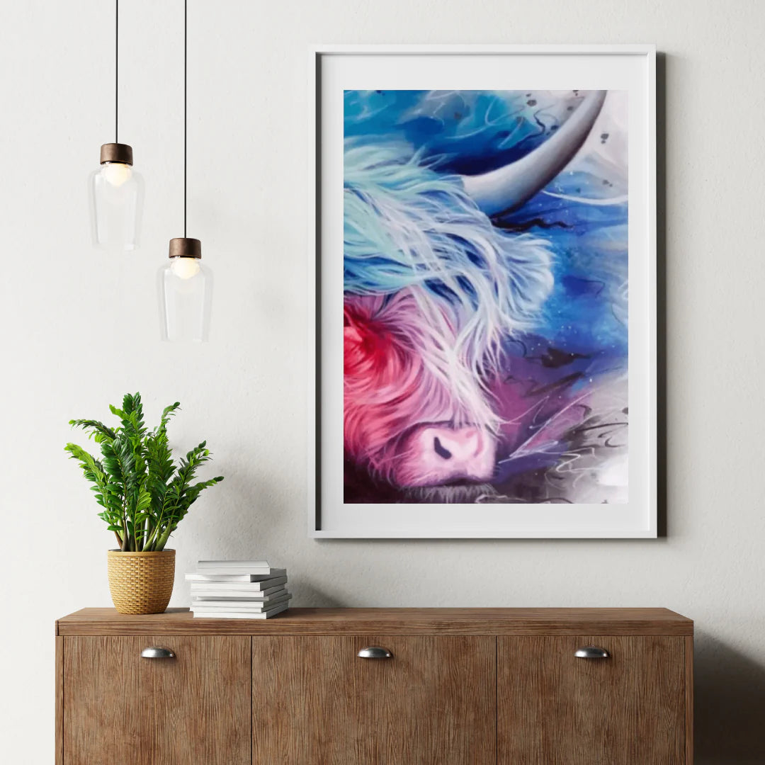Diamond Painting Kolorowy szkocki wysokogórski - SEOS Shop ®