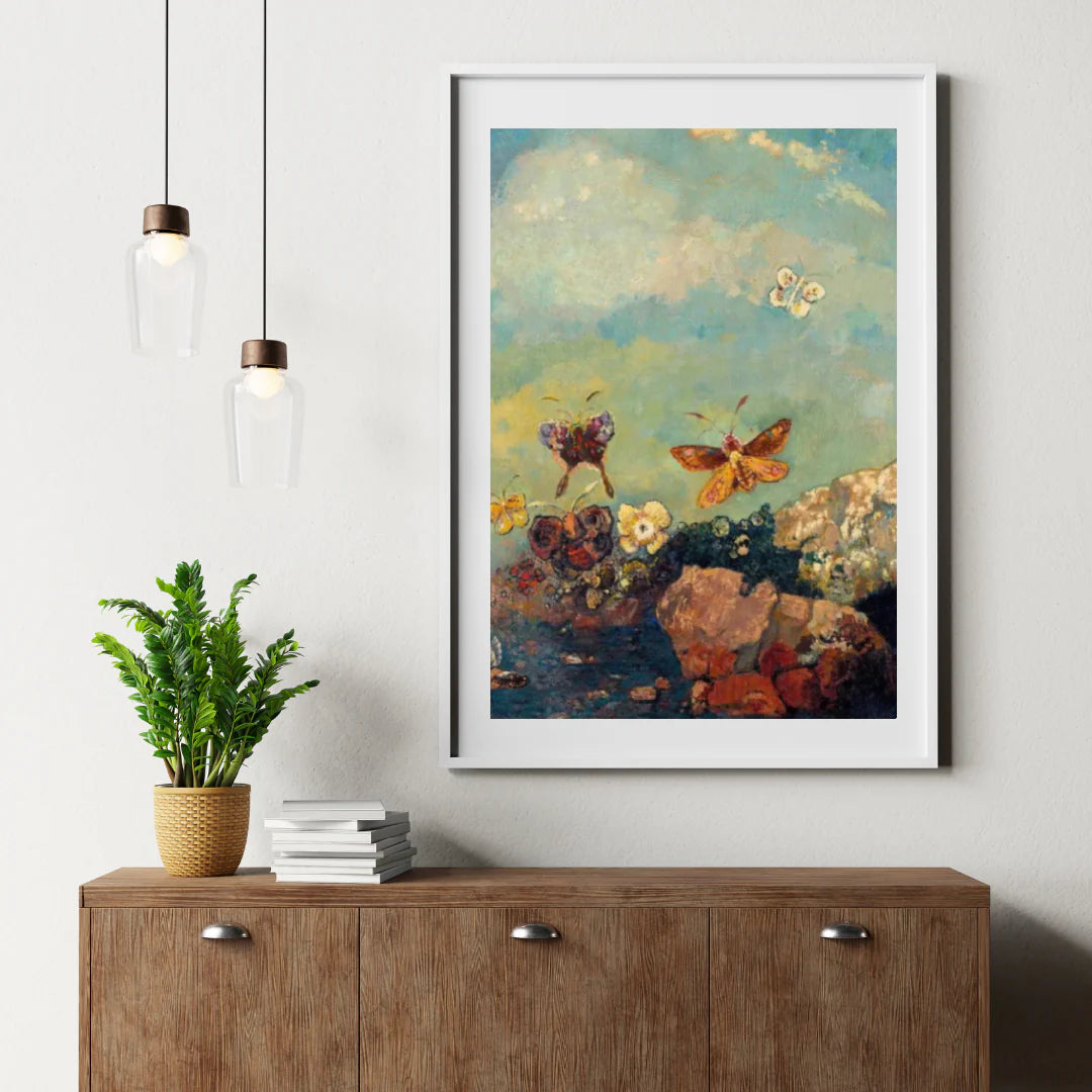 Diamond Painting Malowanie kolorowych motyli